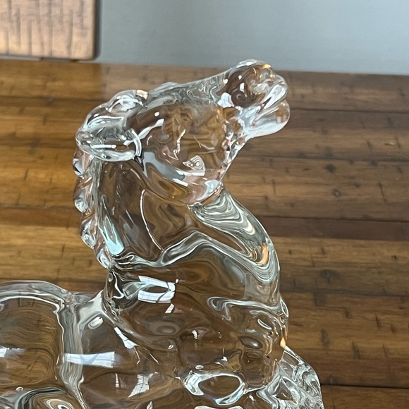 Vintage New Martinsville Glass Horse Bookend - Picture 4 of 6